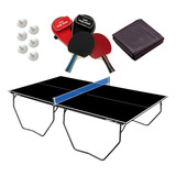 Mesa Ping Pong Preta Mdp 15mm 1087 Klopf 2kits 5093 Capa
