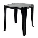 MESA PLASTICA MONOBLOCO TAMBAU PRETA