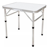 Mesa Portátil Dobrável Vira Maleta Alumínio Mdf 60x45cm