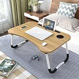 Mesa Portátil Para Notebook Suporte Para Cama E Sofá Dobrável Home Office Madeira 