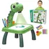 Mesa Projetora Desenho Pintar Didático Infantil Som Canetas