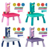 Mesa Projetora Infantil De Desenho Brinquedo Criativo 4em 1