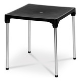 Mesa Quadrada Desmontável 70x70x72 Cm 8 Cores Niquelart