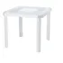 Mesa Quadrada Desmontável 80cm Bar Praia Jardim Cozinha Cor Branco