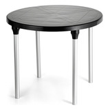 Mesa Redonda Desmontável Multiuso Cozinha Lazer 85 Cm