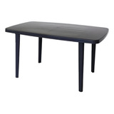 Mesa Retangular De Plastico Desmontavel Pratico Multiuso