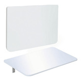 Mesa Retrátil 50x40 Branca Notebook Suporte Dobrável