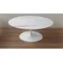 Mesa Saarinen Centro Oval 1.00 X 0.55 Tampo Em Branco Extra