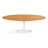 Mesa Saarinen Jantar Oval Madeira Freijó Tampo 160x90cm