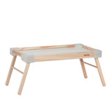 Mesa Servir Café Da Manhã Na Cama Mesinha Small Tramontina Cor Branco