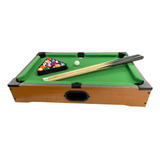 Mesa Sinuca Bilhar Infantil Giz Taco Bolas Snooker Madeira