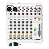Mesa Taramps De Som 6 Canais T 0602 Equalizador 6 Entradas Mixer 12v Som Automotivo