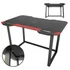 Mesa Tela Gabinete Niveladora Suporta 150kg Preto E Vermelho
