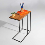 Mesinha De Canto Mesa Apoio Lateral Suporte Café Industrial