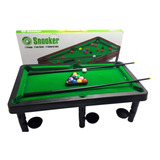 Mesinha De Sinuca Infantil Snooker Brilhar Com 02 Tacos
