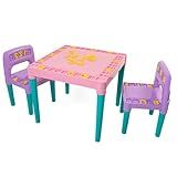 Mesinha E Cadeira Educativa Infantil Meninas Rosa