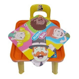 Mesinha E Cadeira Infantil Mundo Bita Mesa C cadeira Cor Amarelo