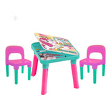 Mesinha Infantil 02 Cadeirinhas Mesa Cadeiras Criança