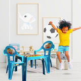 Mesinha Infantil 2 Cadeiras Plástica Educativo