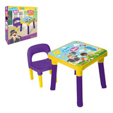 Mesinha Infantil Didática Mesa C  Cadeira Cadeirinha Criança