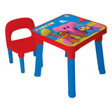 Mesinha Infantil Didática Mesa C Cadeira Cadeirinha Criança