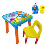 Mesinha Infantil Mesa Criança Menino Menina Cadeira Brinde