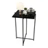 Mesinha Lateral Alta Estilo Industrial Decoração Casa Cores Cor Preto