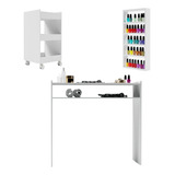 Mesinha Manicure Expositor Carrinho Aux Envio Rápido