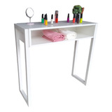 Mesinha Manicure Quarto Multiuso Moderna Simples 60cm