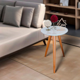 Mesinha Pé Palito De Canto Ou Lateral Altura 70 Cm C Vidro