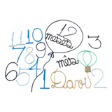 Mesversario Tricotin 2 Nomes Ate 9 Letras 1 Desenho Cada