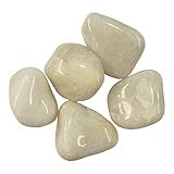 META ATACADO- Pedra Rolada Natural Quartzo 200g - Escolha Cor E Tamanho Cor-Branco Leitoso 3 A 4cm 200g