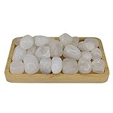Meta Atacado- Quartzo Branco Pedra Rolada 500g Semi Preciosa - Purificador