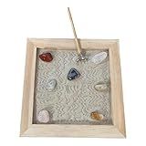 META ATACADO Jardim Zen Japonês Feng Shui Madeira Meditação Quadrado 15cm