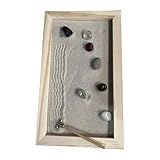 META ATACADO Jardim Zen Japonês Feng Shui Madeira Meditação Yoga 15x25cm