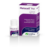 Metacell Pet 50ml Suplemento Mineral Ouro Fino