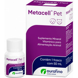 Metacell Pet Suplemento Mineral Vitamínico Ouro Fino 50ml