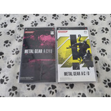 Metal Gear Acid 1 & 2 Japonês Completos Para Psp