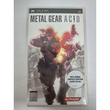 Metal Gear Acid Psp