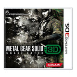 Metal Gear Solid: Snake Eater 3d Nintendo 3ds Mídia Física