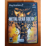 Metal Gear Solid 3 Snake Eater Original C manual