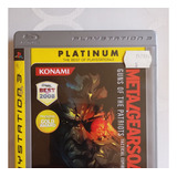 Metal Gear Solid 4 Edição Platinum Original Do Ps3