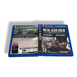 Metal Gear Solid Hd Collection Psvita Pronta Entrega!