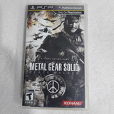 Metal Gear Solid Peace Gear Solid Peace Walker De Psp
