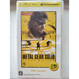 Metal Gear Solid Peace Walker Psp Original Umd Físico Jpn