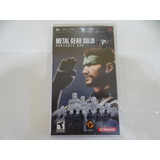 Metal Gear Solid Portable Ops Plus+ - Psp - Completo!