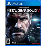 Metal Gear Solid V Ground Zeroes Ps4 Novo E Lacrado