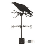 Metal Weather Vane Crow