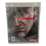 Metalgearsolid 4 Ps3 Playstation 3 Original Lacrado Novo