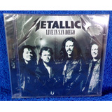Metallica Live In San Diego Cd Original Lacrado